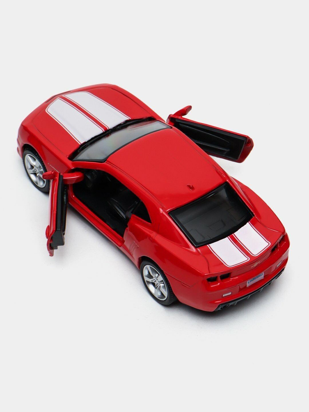 Инерционные коллекционные игрушечные машинки 1:36, Chevrolet camaro красный — фото 1