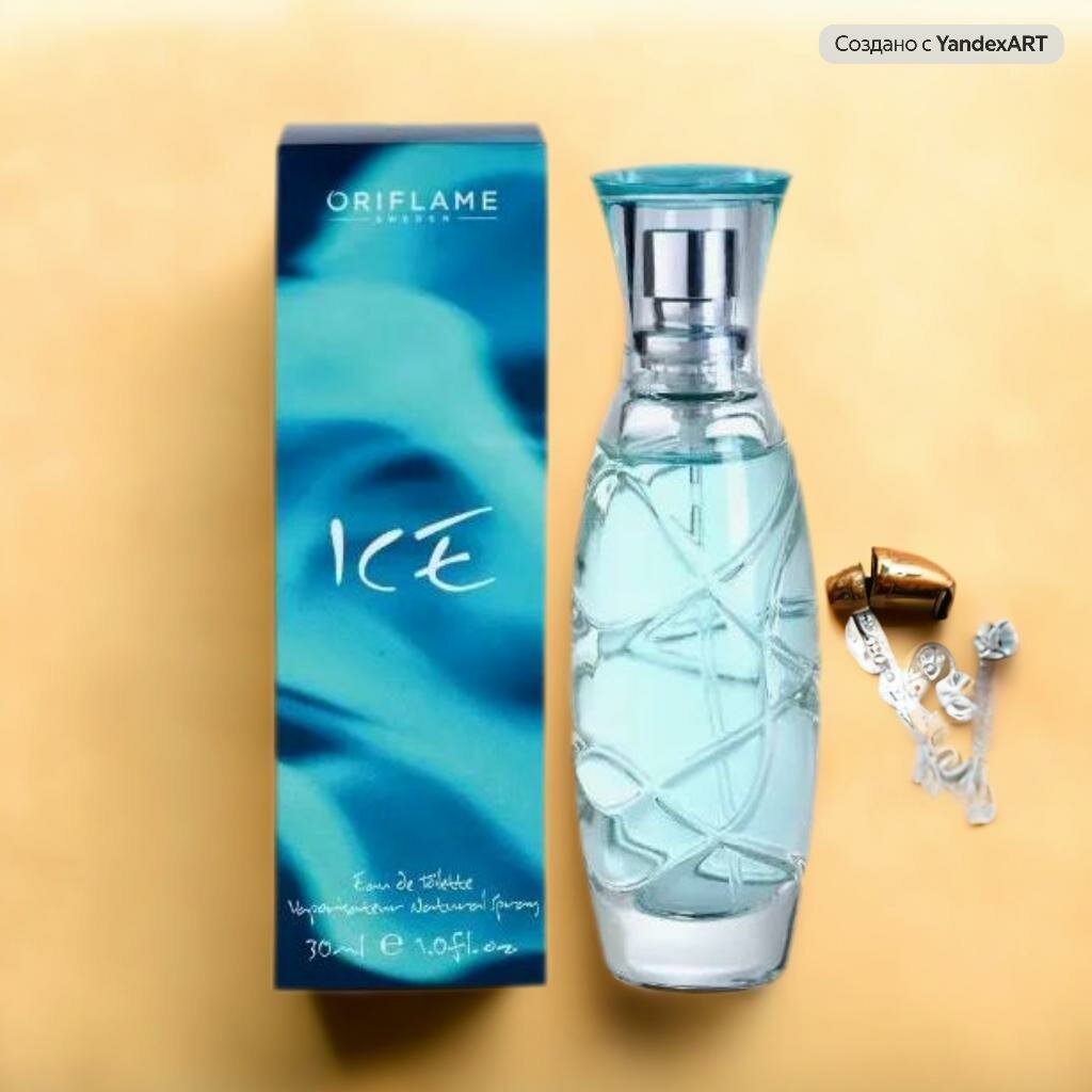 Туалетная вода Oriflame Ice, фужерная, женская, 30 мл, картонная упаковка