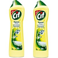 Комплект CIF Крем чистящий Актив лимон 500 мл. х 2 шт.