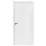 Олови дверь межкомнатная с притвором М8х21 белая / OLOVI дверное полотно глухое с притвором М8х21 белое - изображение