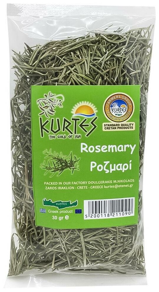 Розмарин сушеный (rosemary) Kurtes | Куртэс 30г