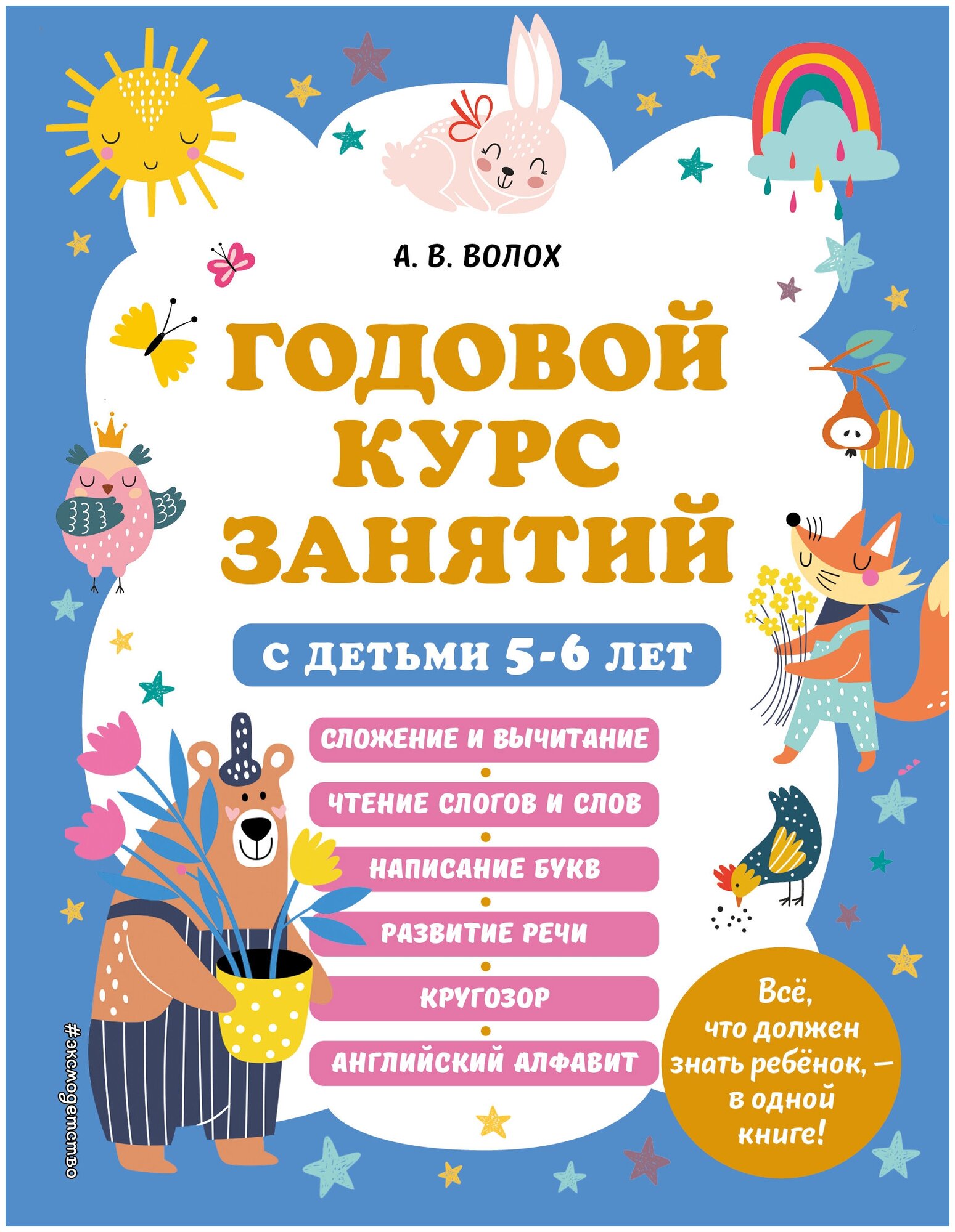 Годовой курс занятий с детьми 5-6 лет - фото №1