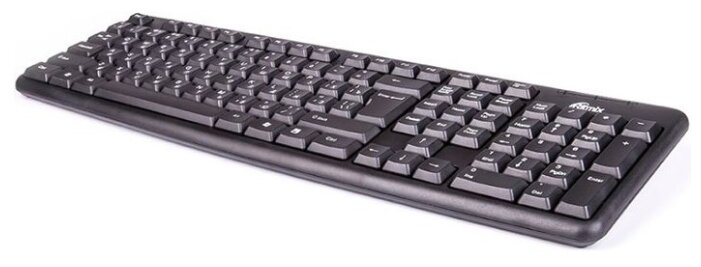 Клавиатура проводная Ritmix, RKB-103, цвет: чёрный