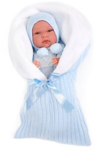 Фото Кукла-младенец Диан в голубом, 33 см