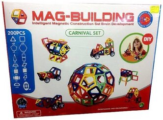 Конструктор Mag-Building Carnival 200 деталей