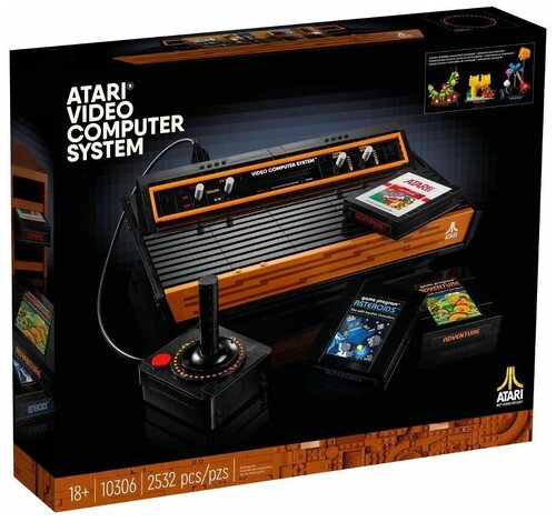 Конструктор игровая консоль Atari 2532 детали
