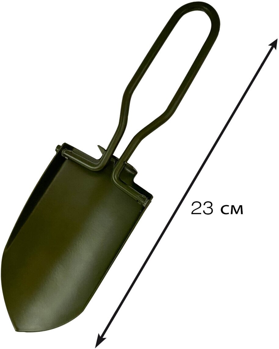 Складная мини-лопата сапера (олива) - фотография № 2