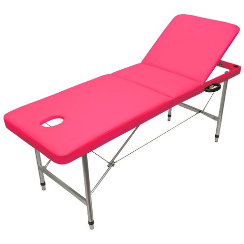 Массажный стол Your Stol трехзонный регулировка XL 190х70 фуксия 14400₽