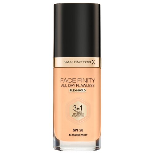 Max Factor Тональный крем Facefinity All Day Flawless 3-in-1, 30 мл, оттенок: 44 Warm Ivory