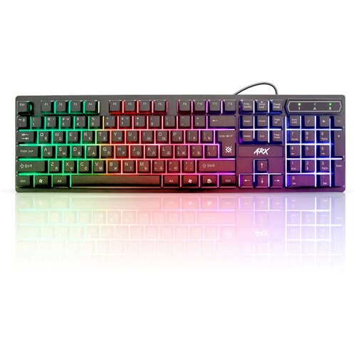 Defender Клавиатура Defender GK-196L Arx 45196 подсветка водостойкая черный USB ret 74400₽
