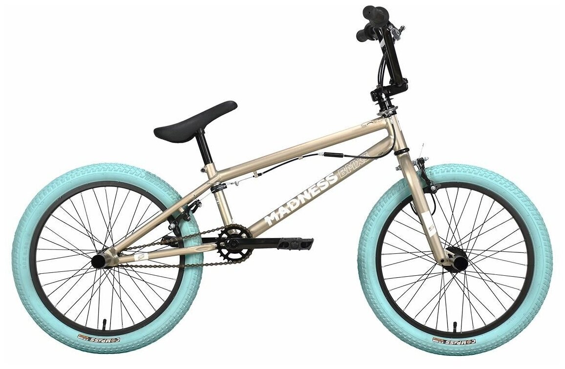 Велосипед Stark Madness BMX 3 (2023) 9" песочный/белый/голубой