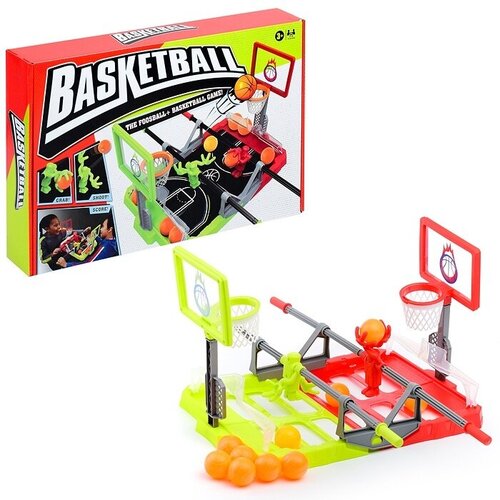 Игра настольная Oubaoloon баскетбол, 42 x 6.5 x 27.5 см, 10 шариков (606-1)