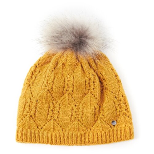 фото Шапка женская finn flare, цвет: горчичный a20-32150_409, размер: 56