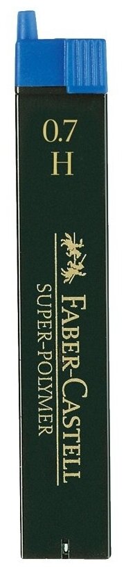 Грифели для механических карандашей Faber-Castell "Super-Polymer", 12 шт, 0,7 мм, H 120711