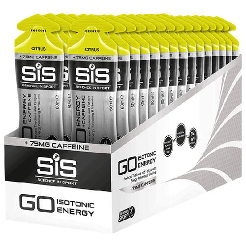 Science in Sport (SIS) Гель Science In Sport (SIS) Go Energy+Caffeine 60 мл, 30 шт, вкус: цитрус