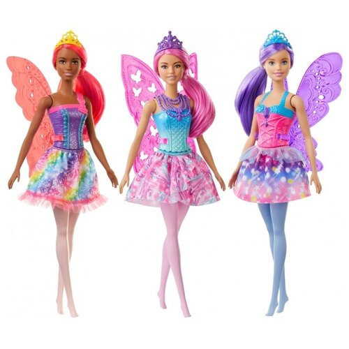 Кукла Barbie Фея со съемными крыльями и короной GJJ98 в ассортименте
