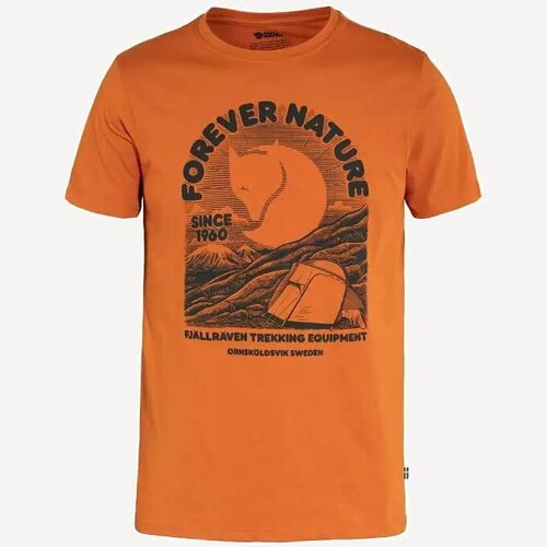 Футболка Fjallraven, размер XL, оранжевый 4 color 4 station silk screen printing press equipment machine t shirt printer