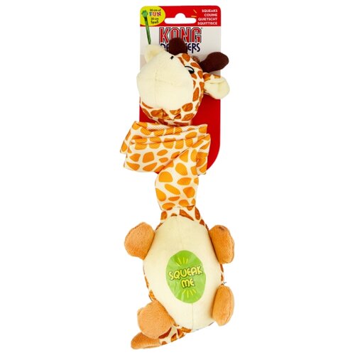 Игрушка для собак KONG Danglers Жираф 62 см с шуршащей шеей