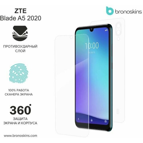 Защитная пленка для ZTE Blade A5 2020 (Матовая, Защита экрана CaseFriendly) защитная пленка для zte blade v2020 матовая защита экрана casefriendly