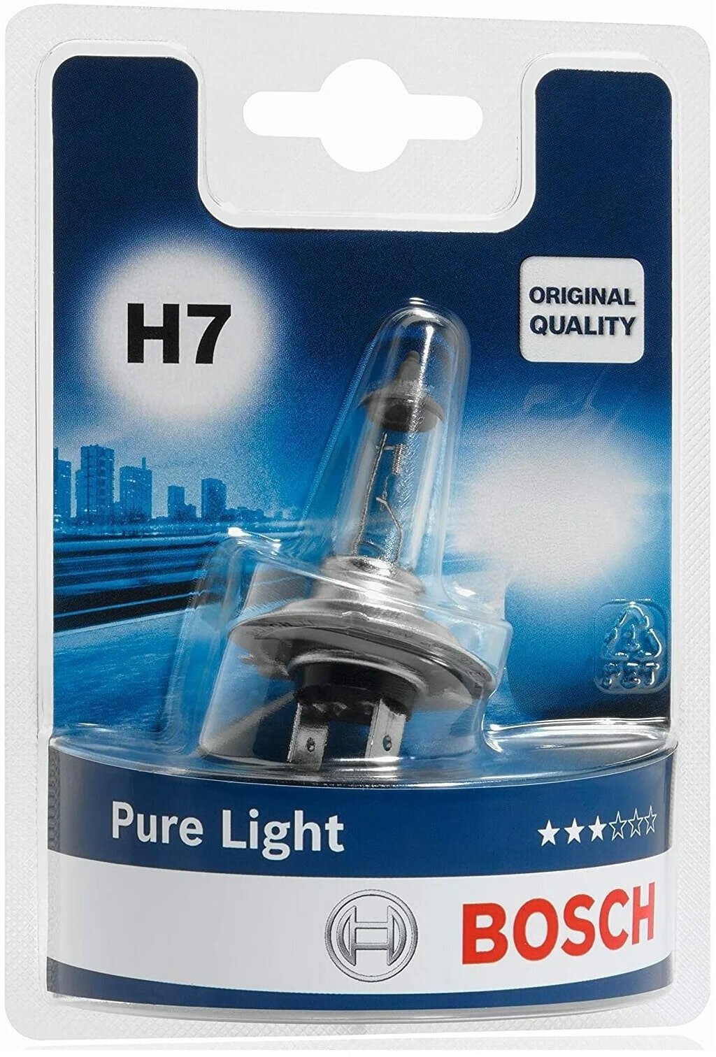 Лампа Bosch H7 55W Pure Light 1 987 301 012