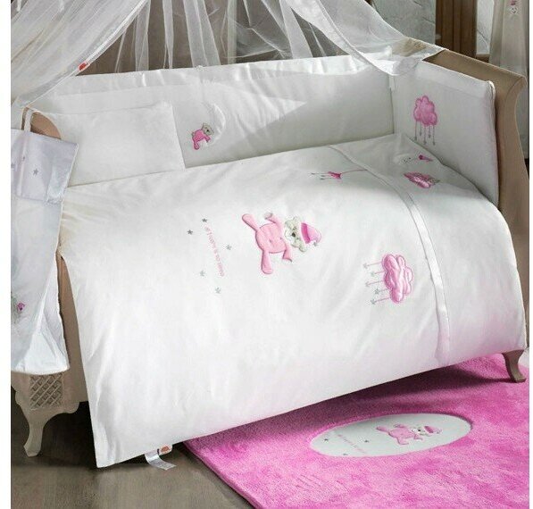 Комплект постельного белья Kidboo Teddy boo, цвет: розовый - фото №3