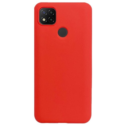 Накладка Silicone Case для Xiaomi Redmi 9C (Красный)