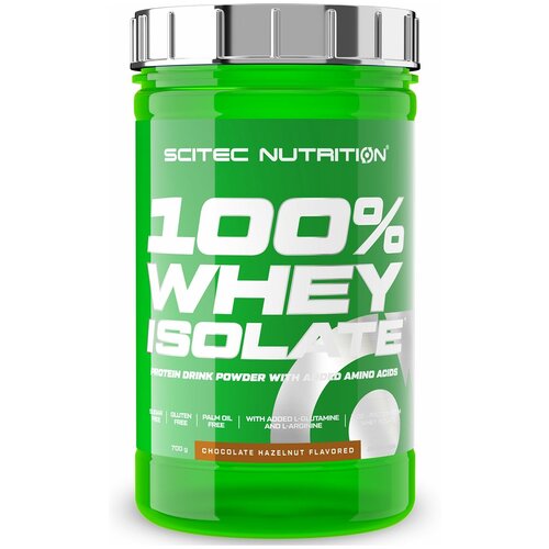 фото Протеин сывороточный изолят scitec nutrition 100% whey isolate (700 г) шоколад-фундук