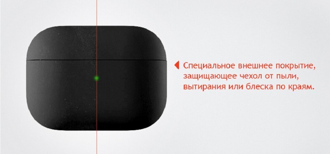 Ультратонкий силиконовый чехол uBear Touch Case for AirPods Pro (всего 0,8 мм)