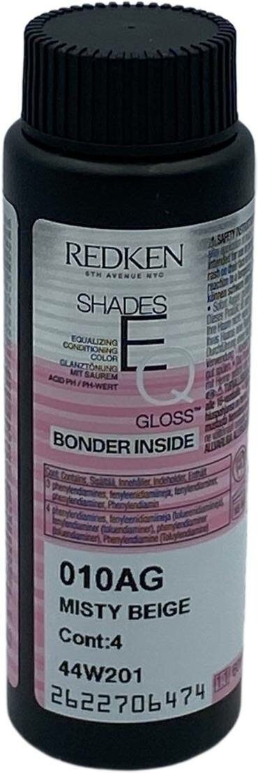Redken Shades EQ Gloss Краска-блеск для волос без аммиака, 010AG, 60 мл