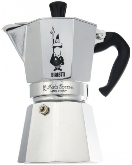 Кофеварка гейзерная Bialetti Moka Express 1163, 6 п.