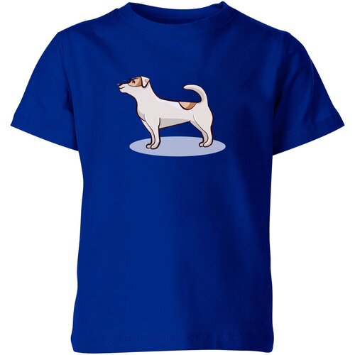 Футболка Us Basic, размер 12, синий детская футболка jack джек рассел собака животные прикольные 164 темно розовый