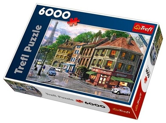 Пазл Trefl 6000 деталей: Улица в Париже. Дэвисон