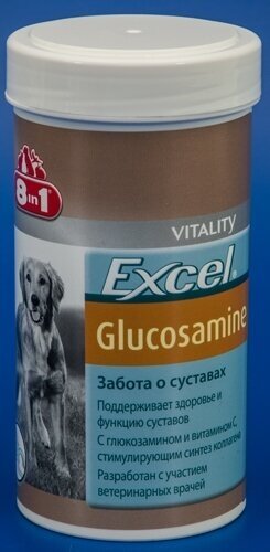 Витамины для взрослых собак 8in1 Excel Глюкозамин, 55таб - фото №15