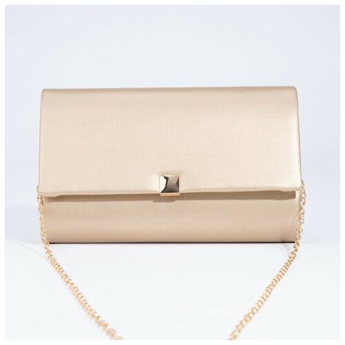 фото Сумка клатч сима-ленд, золотой сима-лэнд