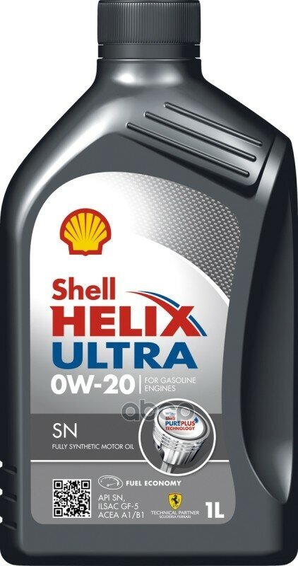 Shell Масло Моторное Shell Helix Ultra Sn 0W20 1L