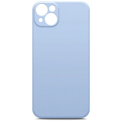 Чехол на Apple iPhone 14 Plus (Эпл Айфон 14 + ) лавандовый силиконовый с защитной подкладкой из микрофибры Microfiber Case, Brozo