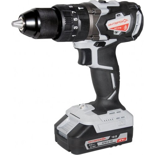 ДАУ-1318В бесщеточная удар аккум дрель-шуруп Li-ion АПИ кейс 2 аккум 2Ач ЗУ Интерскол шт Интерскол 1147700₽