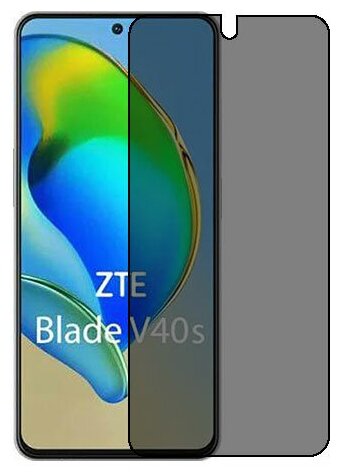ZTE Blade V40s защитный экран пленка гидрогель конфиденциальность (силикон) Одна штука скрин мобиль