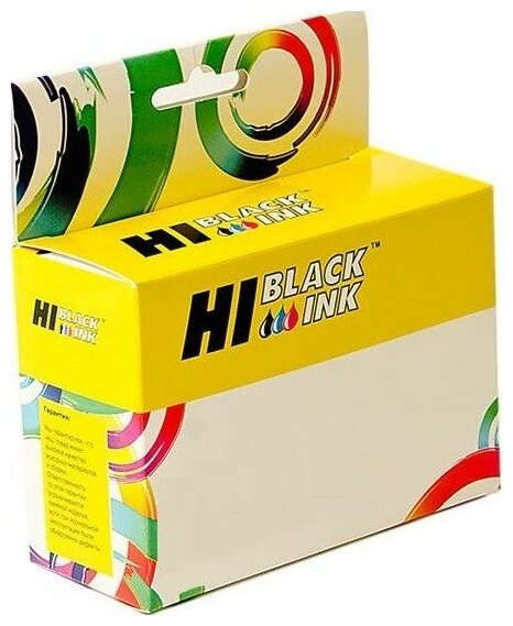 Картридж Hi-Black HB-CZ132A, совместимый, желтый, для DJ T120/T520