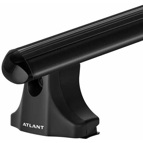 Багажник на крышу Атлант NISSAN Almera Classik (N17) седан 2006-2013 (Гладкая крыша) дуги алюминиевые аэро черные