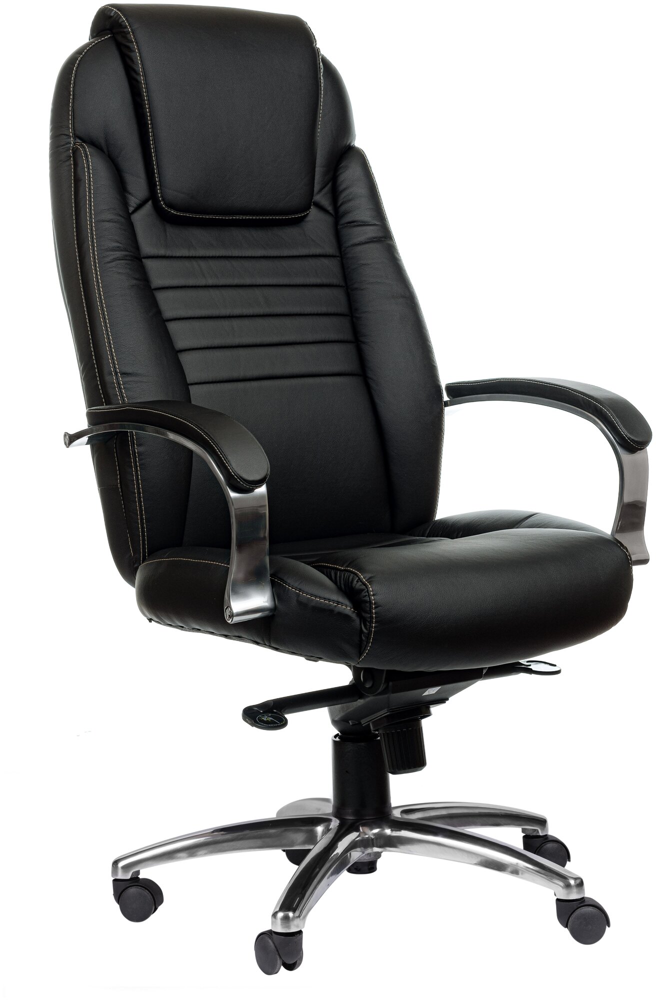 Компьютерное кресло РосКресла Т-9923 для руководителя, обивка: искусственная кожа, цвет: черный - фотография № 11