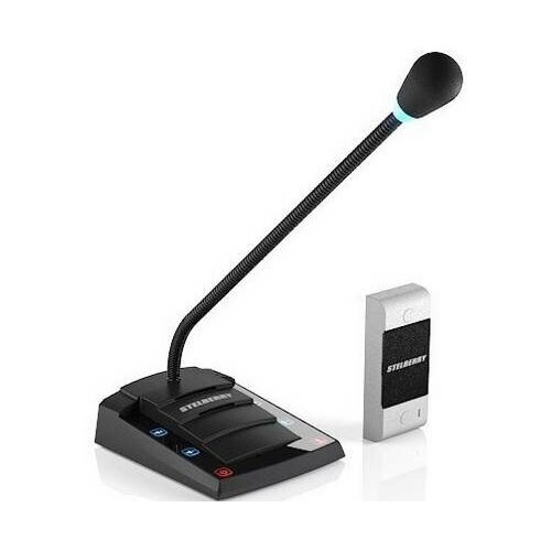 Дуплексное переговорное устройство клиент-кассир STELBERRY S-400 c аудиовыходом 963300₽