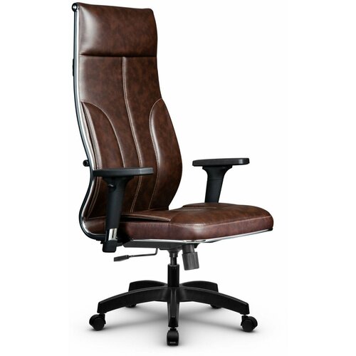 Компьютерное офисное кресло Metta L 1m 46/2D, Топган, осн. 17831, Темно-коричневое