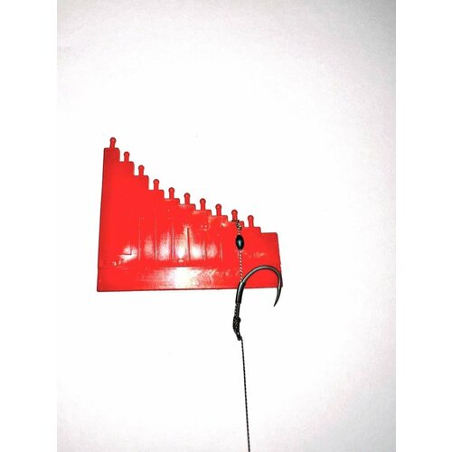 Монтаж ИНЛАЙН№01 карповый 3 шт. Груз In-line -100 гр, Крючок № 4, Лидкор Climax 65 см, Поводок 19 см.