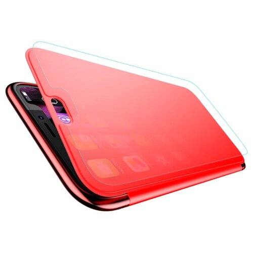 фото Чехол-книжка baseus touchable case для apple iphone x/xs красный
