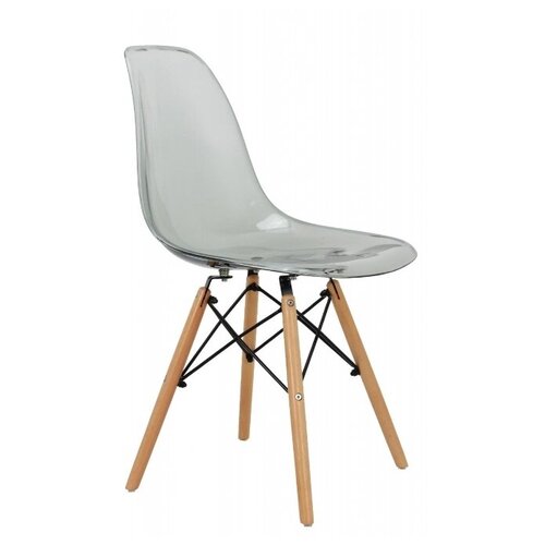 фото Стул eames прозрачный серый bradex home