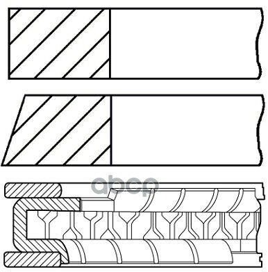 Кольца Seat Cordoba / Audi A2 [8Z0] Goetze арт. 08-116100-00