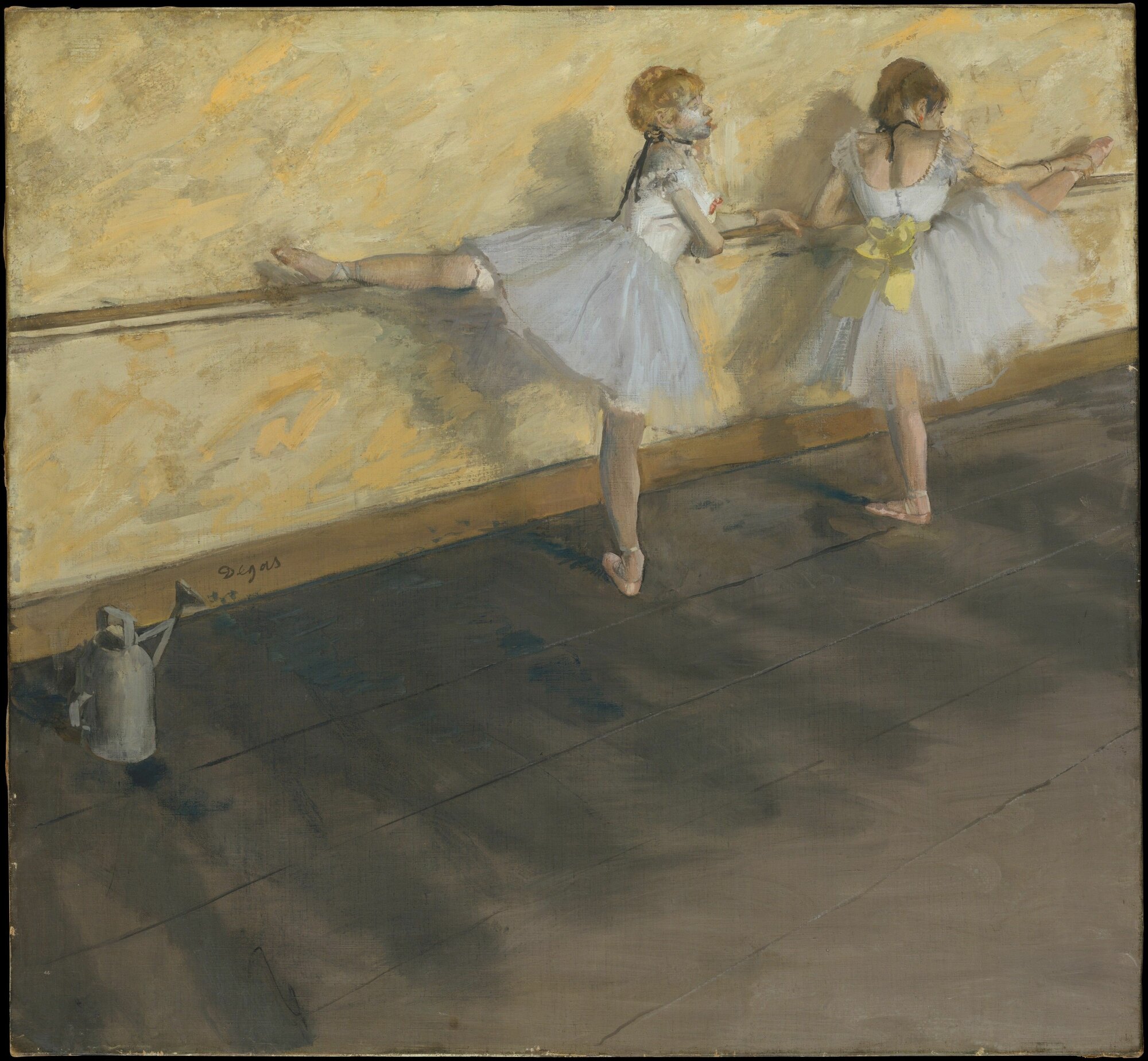 Танцовщицы у станка картина на холсте Премиум качество Эдгар Дега