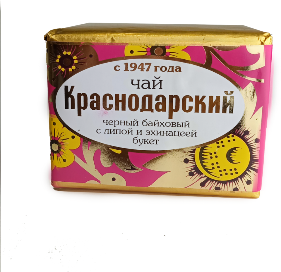 Чай чёрный Краснодарский с 1947 года - Букет с эхинацеей и липой, Россия, 50 гр.