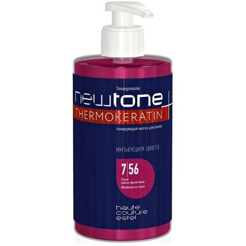 Estel Professional Тонирующая маска для волос NEWTONE EHC THERMOKERATIN (435 мл) NEW, 7/56 Русый красно-фиолетовый